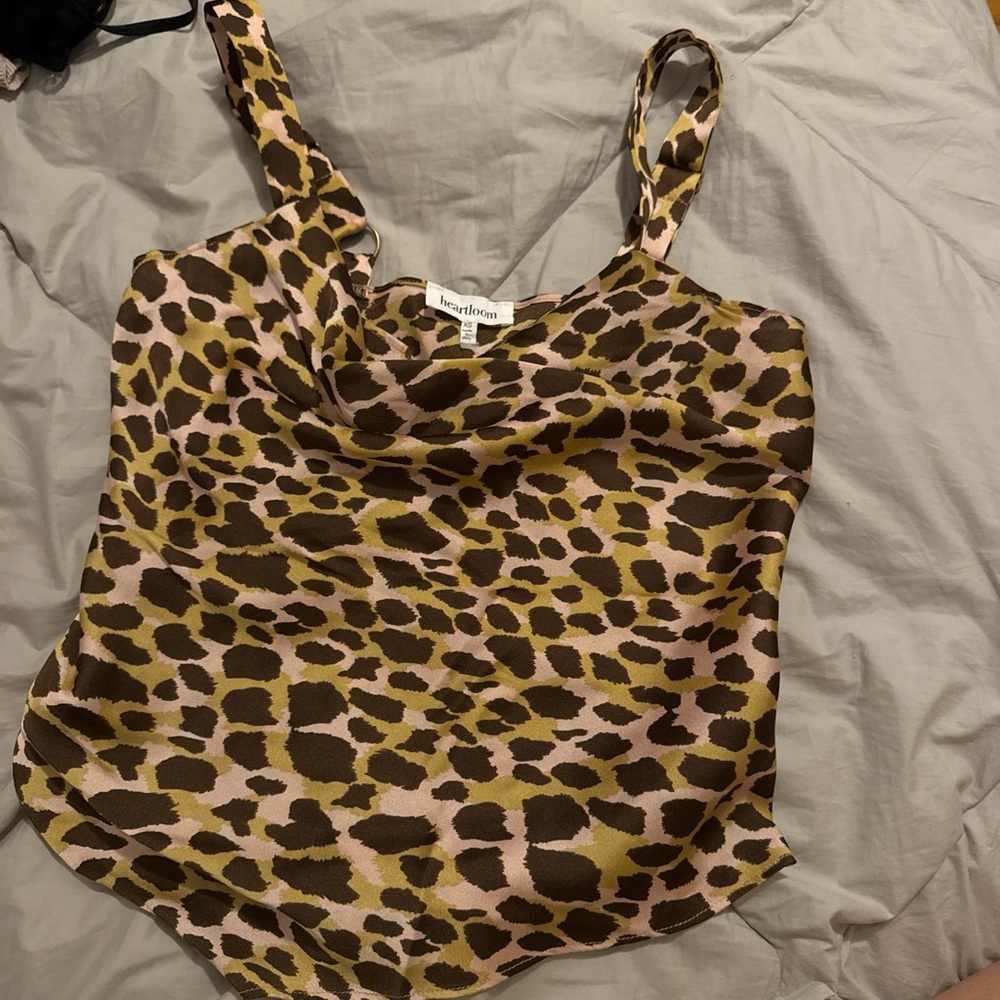 Animal print blouse top!